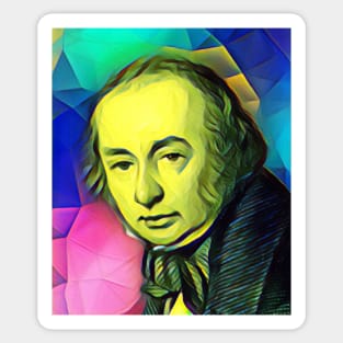 Isambard Kingdom Brunel Colourful Portrait | Isambard Kingdom Brunel Artwork 7 Sticker